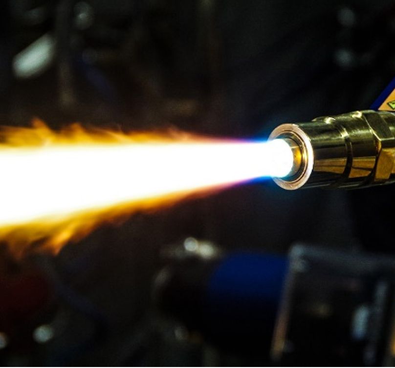 Процесс напыления в вакууме